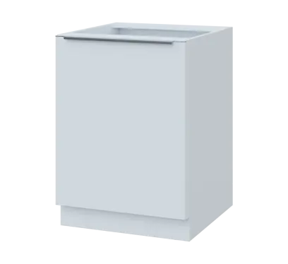 SIS - 6D spodní skříňka, 1-dveřová, levá, 870x600x600, bílá